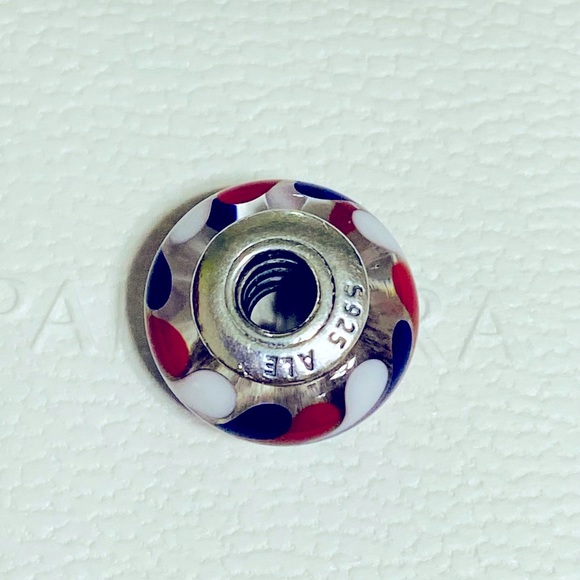 Pandora All American Murano Glass Charm - Picture 4 of 4
